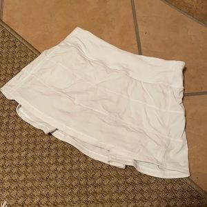 White LuLuLemon skirt